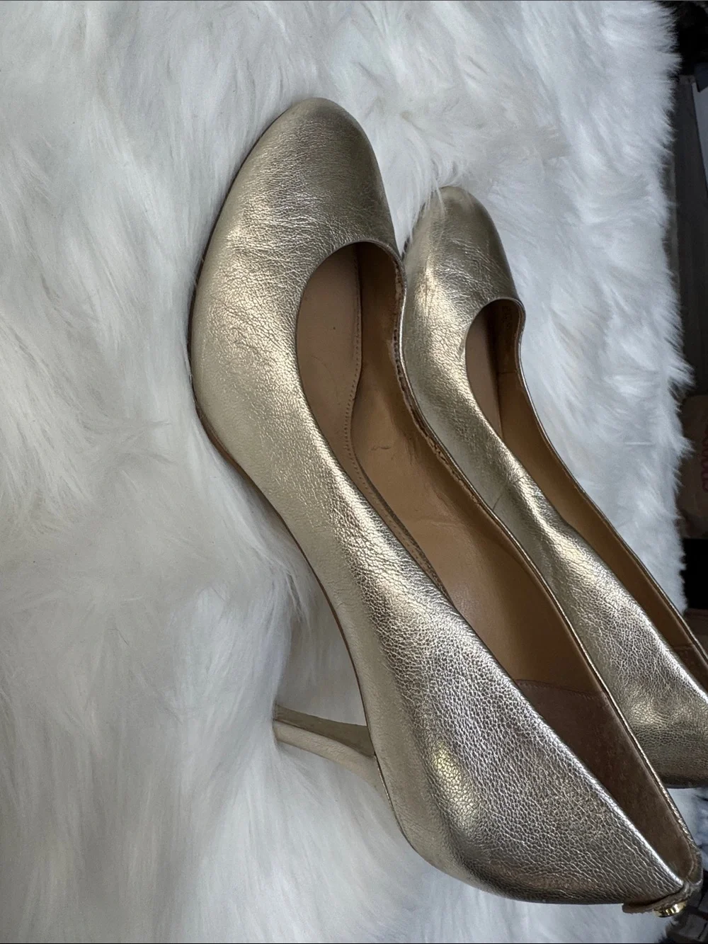 Michael Kors shimmering champagne